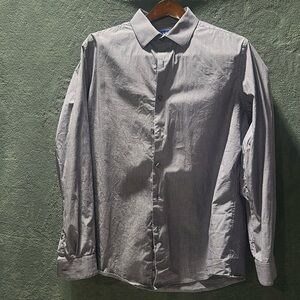 Apt 9 purple button down